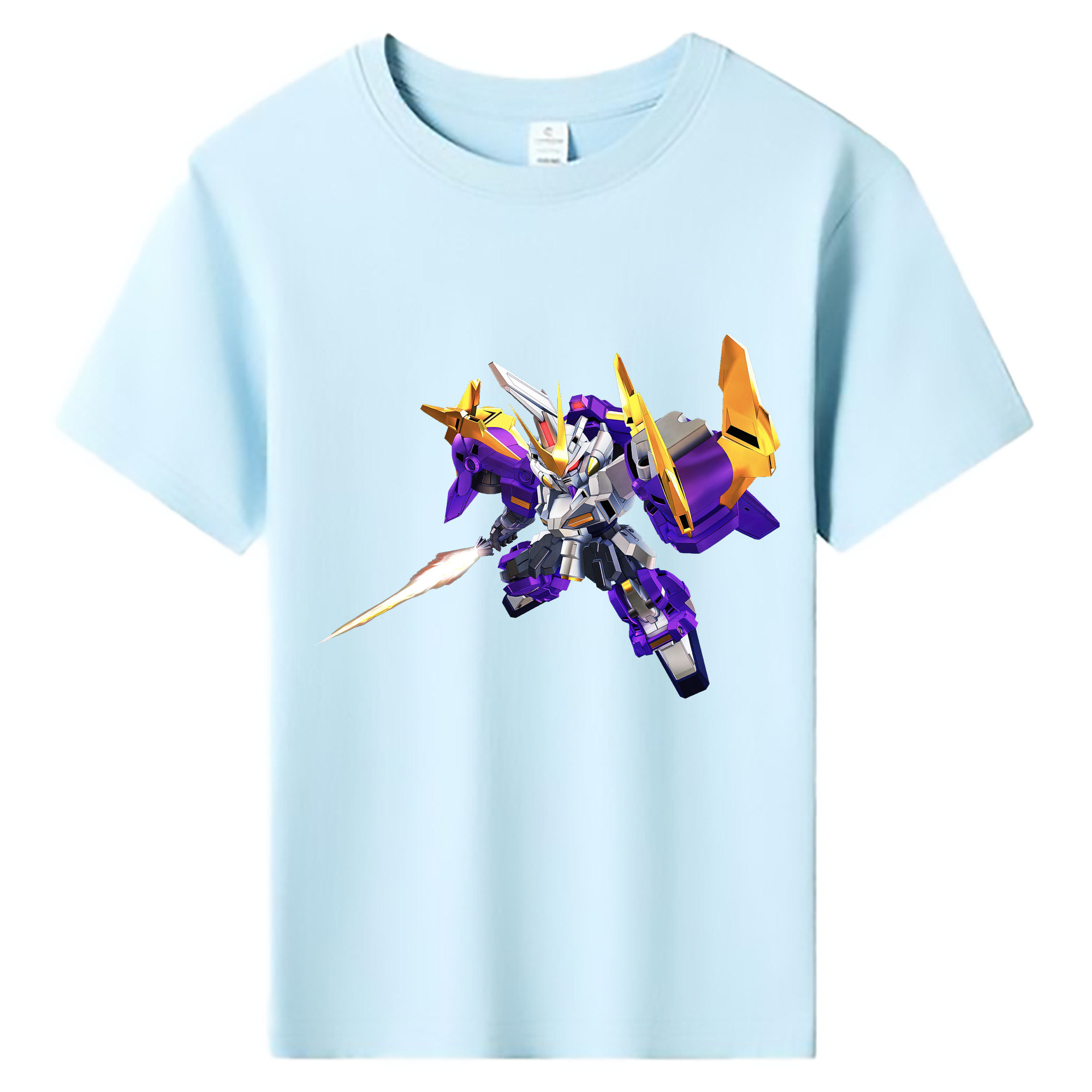 （画像用） 機動戦士ガンダム Mobile Suit Gundam 綿100％キッズTシャツ（フロントプリント）